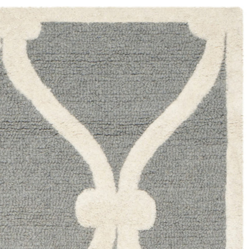 Neva Geometric Wool Hand Woven Area Rug, Rectangle 91 x 152cm