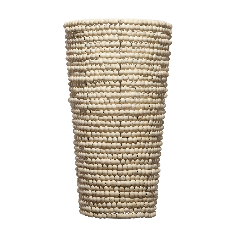 Applique murale en bois massif Seawall, Beige, Beige