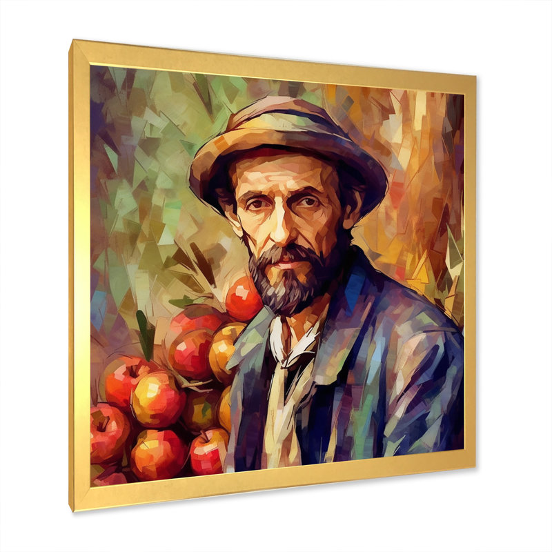 «Dignified Man», reproduction sur toile, Cadre doré à une seule photo, H 36 po x l 36 po x P 1,5 po