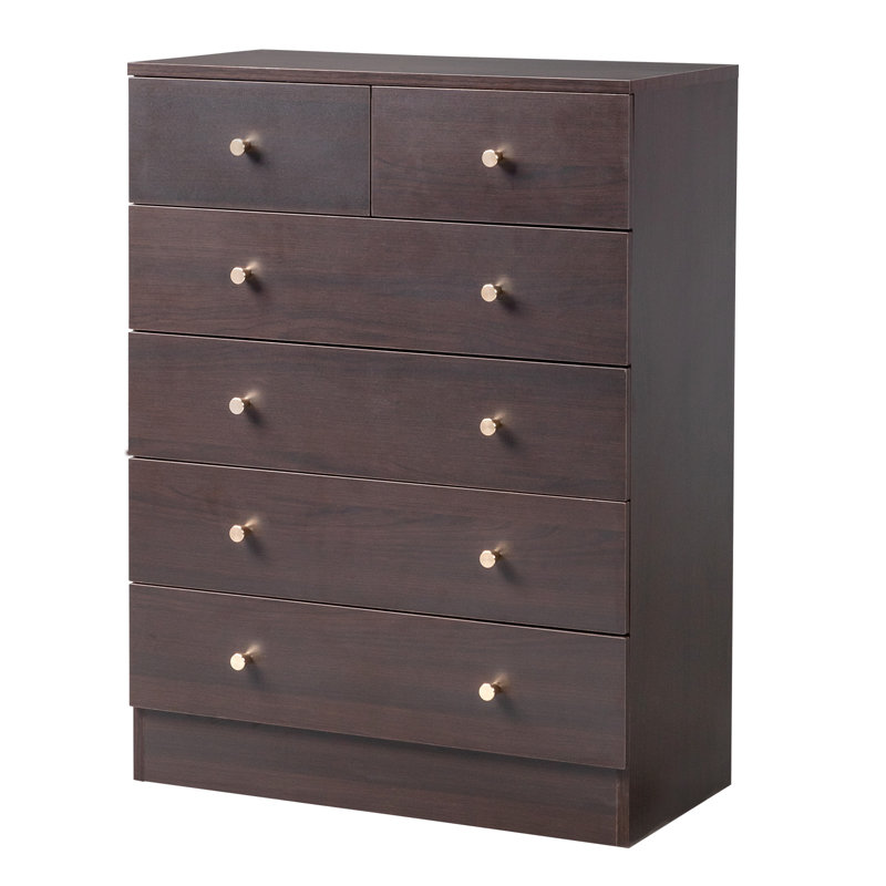 Imogen 6 - Drawer Storage Cabinet, Brown