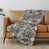Gray Geometric Herringbone