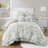 Adele Green 5-Piece Full/Queen Comforter Set with Decorative Pillows-129101809-116621895