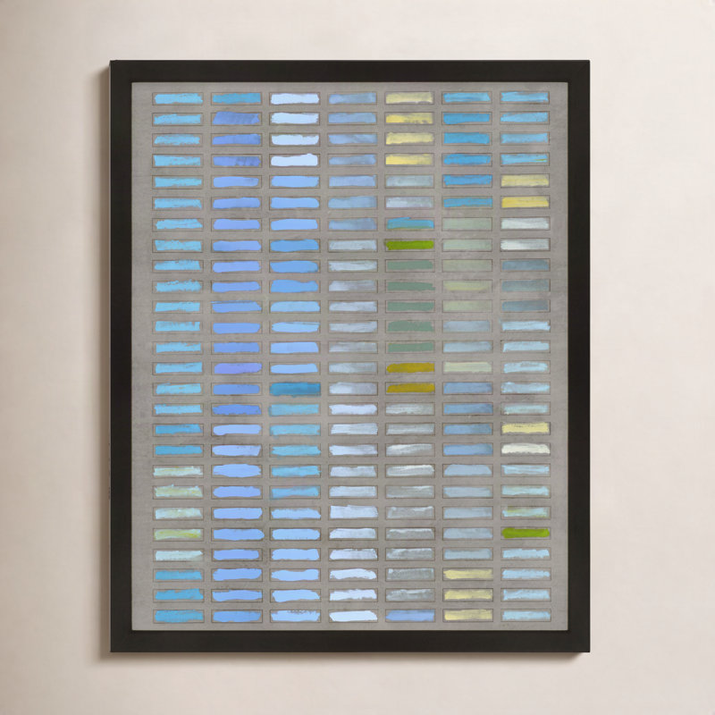 Beyond The Blues Painting by Jacques Pilon, Black, 25" H x 20" W x 1.25" D
