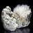 Scolecite With Green Apophyllite