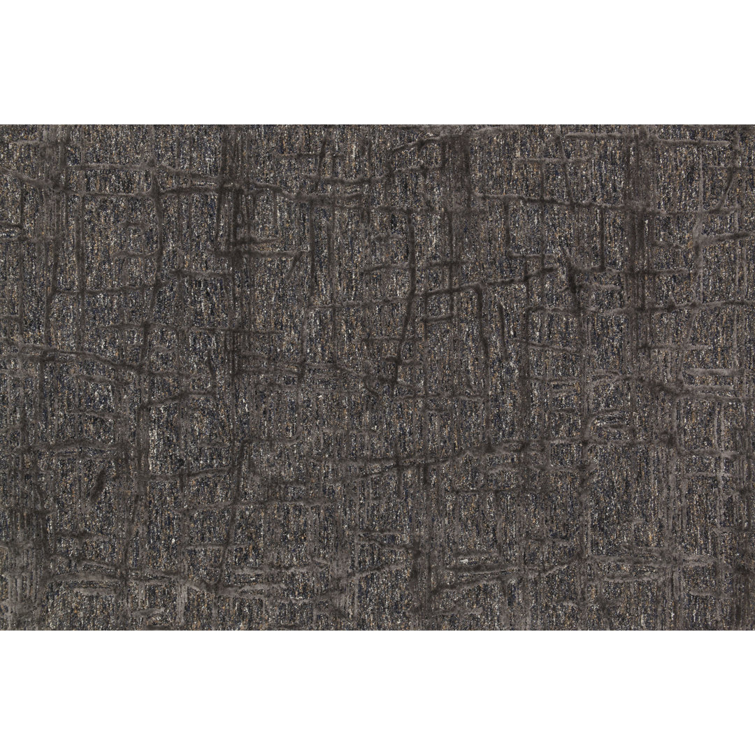 Rusch Hand-Tufted Dark Gray Area Rug Orren Ellis Rug 