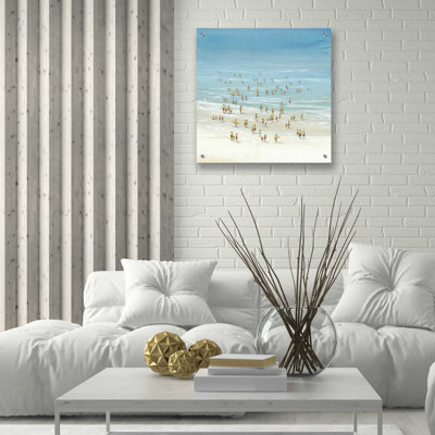 «Ocean Swim II» par Tim O'Toole, art mural en verre acrylique