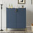 Blue 2-Door Home Wine Bar Cabinet with Wine Rack & Adjustable Shelves, Modern Soft-Close Sideboard for Dining & Living Room-983648021