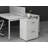 My-Hite Metal Vertical Filing Cabinet with 2 Drawers, 4 Casters, Interlock System-51014533