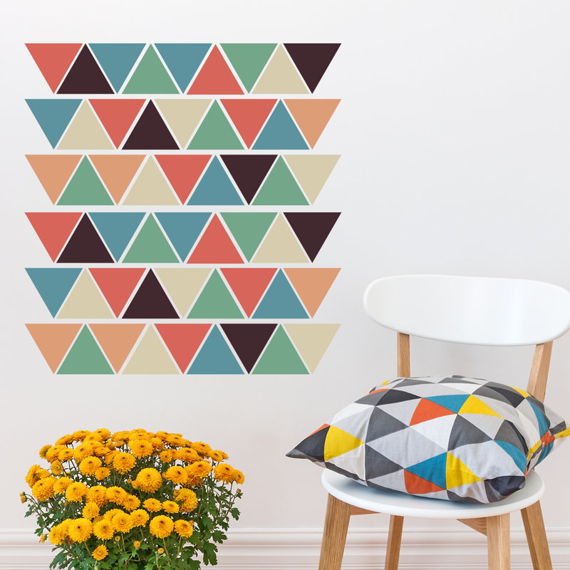 Abstract Non-Wall Damaging Wall Decal