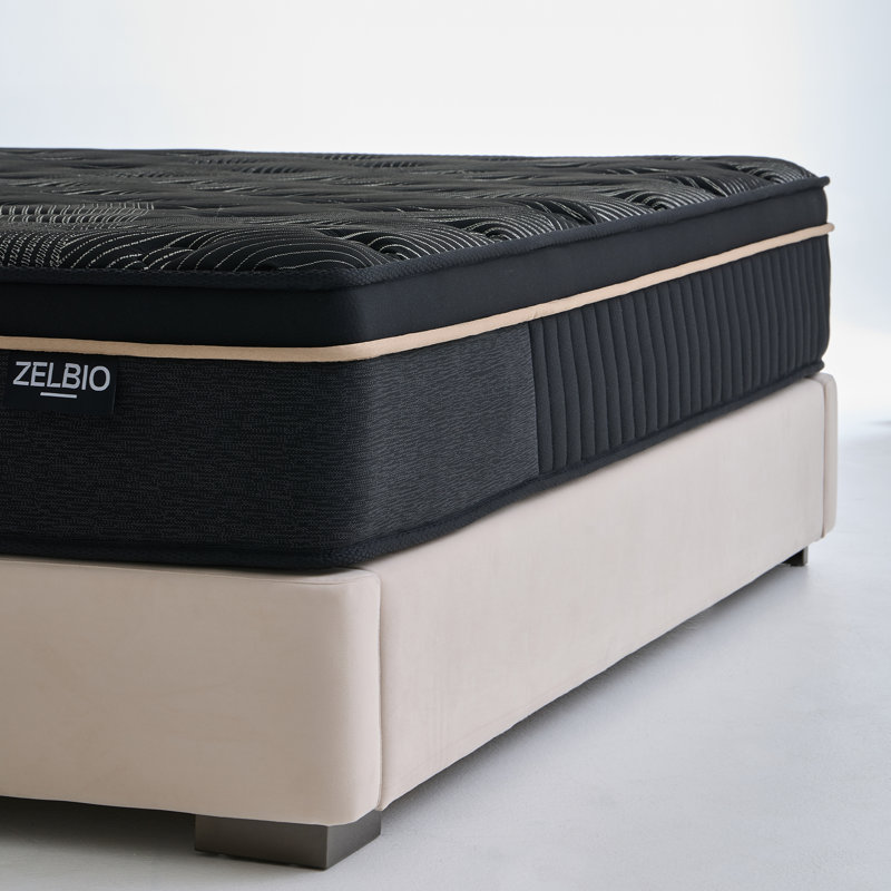 Matelas hybride en mousse viscoélastique gélifiée 12 pouces TwinXL, 12", Très grand simple