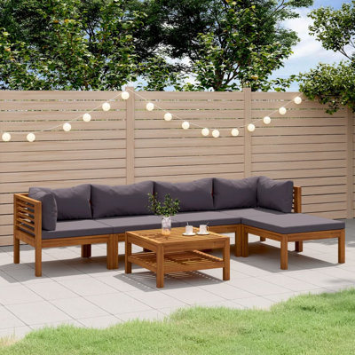 6 Piece Lounge Sofa Seating Group by Latitude Run