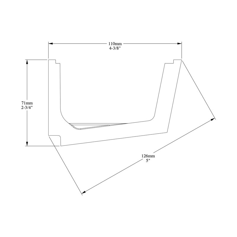 Primed White Polyurethane Crown Moulding for Indirect Lighting