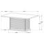 Monette Black Rectangle Dining Table