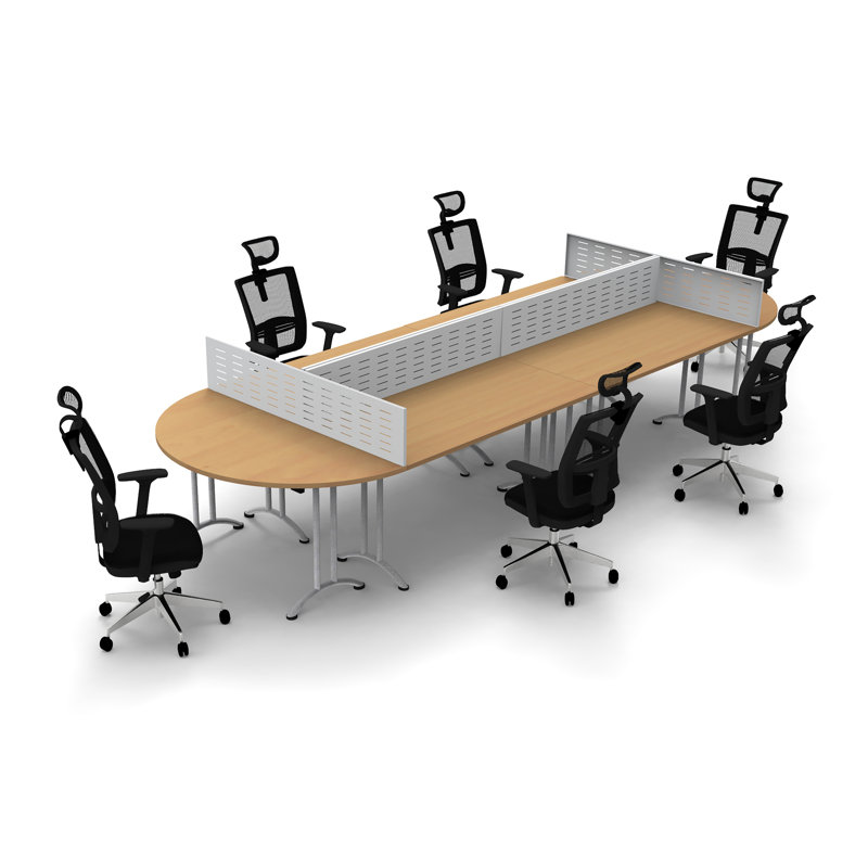 180'' Rectangle Conference Table, Natural Beech