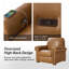 Fauteuil inclinable en cuir véritable d'Igon Motion-130621596
