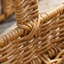 Porte-serviette en rotin tissé avec poivre et sel - Organisateur de table rustique pour la cuisine ou la salle à manger