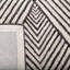 Tapis gris anthracite / ivoire en laine touffeté à la main Rossville-1272235486