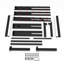 Lit plateforme en acier 14 po, structure en acier robuste et durable, assemblage facile, aucun sommier tapissier requis-1044216119
