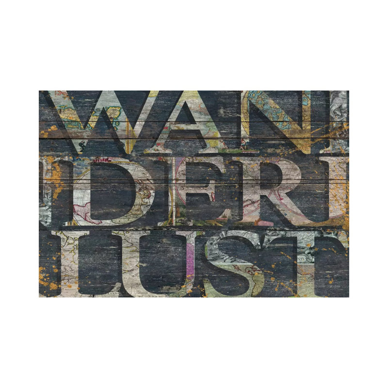 Reclaimed Wanderlust by Diego Tirigall - Gallery-Wrapped Canvas Giclée on Canvas, Wrapped Canvas, 20.32 cm H x 30.48 cm W