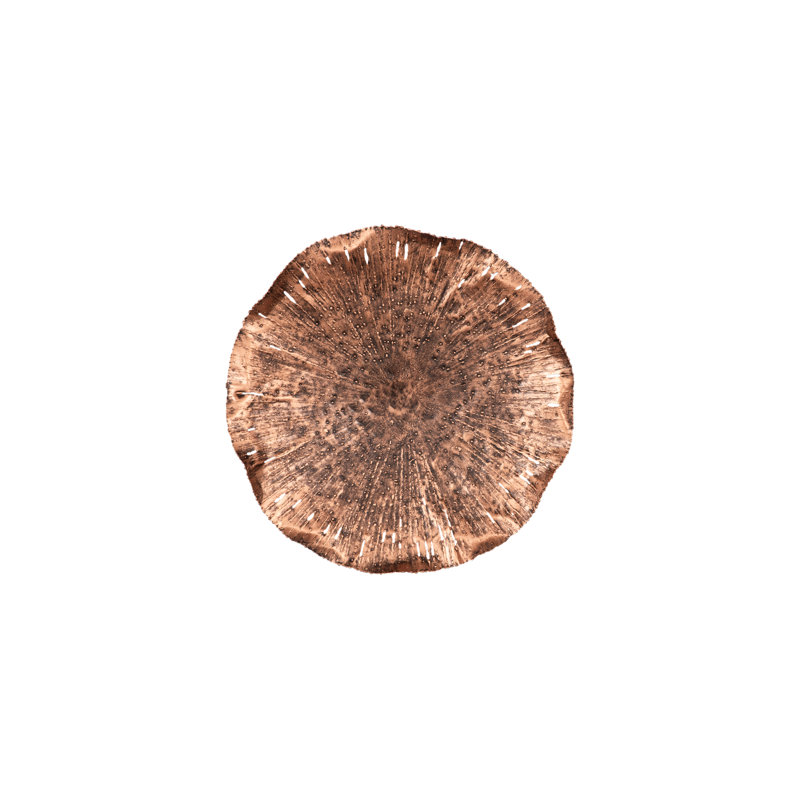 Lotus Wall Décor, Copper, 16" H x 16" W x 3" D