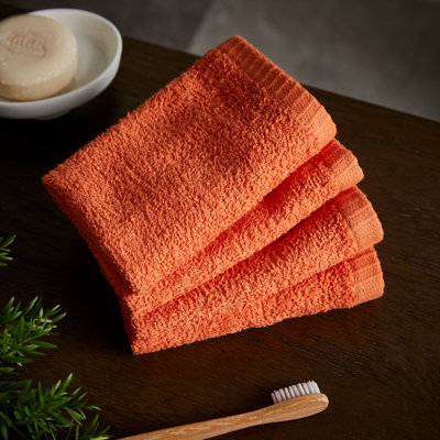 Quick Dry Cotton Face Cloth 4 Pack