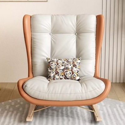 Chaise berçante en tissu Light Luxury Technology