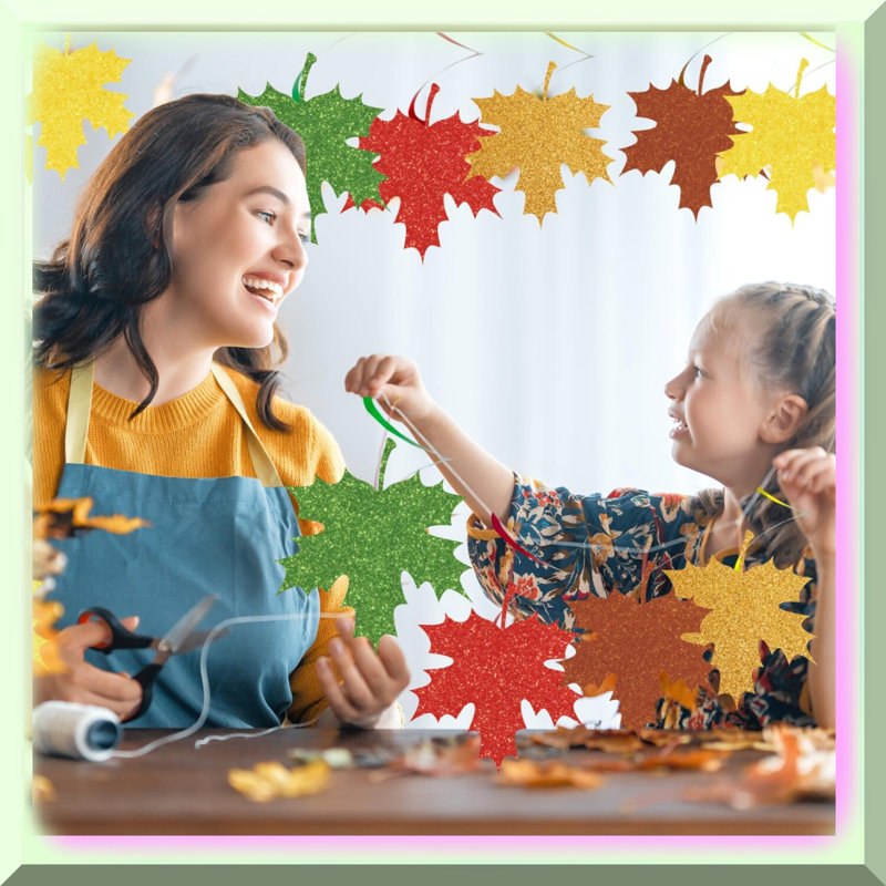 4 Pcs Wooden Fall Table Centerpieces