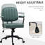 Chaise de bureau avec structure, revêtement en polyester, accoudoirs inclus, pivotant, hauteur réglable, roulettes
