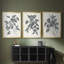 Growing Leaves I - Toile tendue avec châssis sur mesure - 3 pièces-1246070888-1246070891