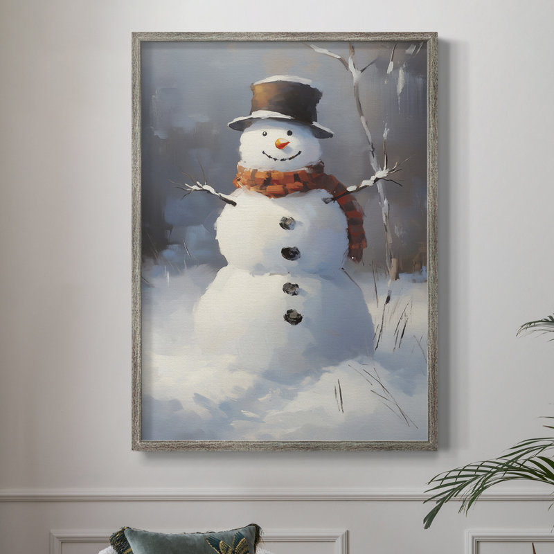 Art des Fêtes de Noël - série 2 - CCLxxix, reproduction encadrée - bois massif, H 15 po x l 12 po