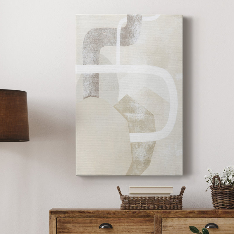 Quiet Affection I, toile tendue avec châssis de qualité supérieure - prête à être accrochée, H 27 po x l 18 po x P 1 po