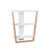 Blanc / brun clair est en rupture de stock