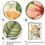 «Blossiming Yellow Retro Hibiscus III - Floral Hibiscus», art mural sur toile-87347980-87347986