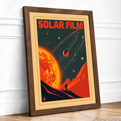 Solar Expedition Retro - Framed Print