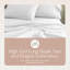 Whisper Organics, drap de lit - drap plat 100% coton biologique - contexture de 500 fils, drap plat seulement - certifié Gots - draps de qualité supérieure, couleur blanche (simple TG)-117985779-117985776