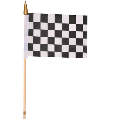Drapeau rectangulaire en polyester à carreaux Everrs