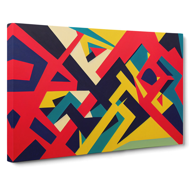 Grand Abstract Art - Wrapped Canvas, 40cm H x 60cm W x 3cm D