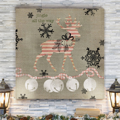 «Burlap Reindeer», impression