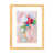 Toile avec cadre en bois beige est en rupture de stock