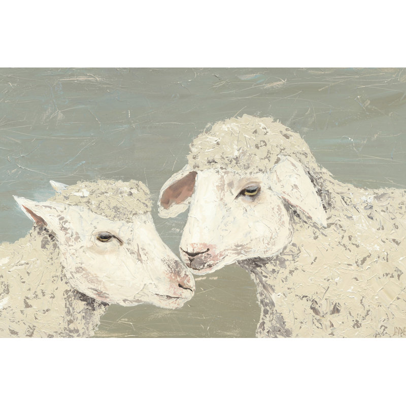 Gentle Partners - Reproduction d'art sur toile tendue, H 30 po x l 45 po x P 1,5 po