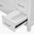 36" White Bathroom Vanity with Ceramic Sink