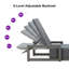  Méridienne d'extérieur en cuir PU 1 pièce avec dossier réglable à 5 positions en aluminium-134992768