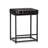 Branndon Industrial Sequins Counter Stools - Rust Steel Frame & Foam Cushions (Set of 4)-736154804