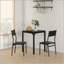 Ensemble de table de salle à manger 3 pièces pour 2 personnes, table de cuisine moderne et chaises, ensemble de salle à manger pour coin-repas, petit espace, appartement, peu encombrant