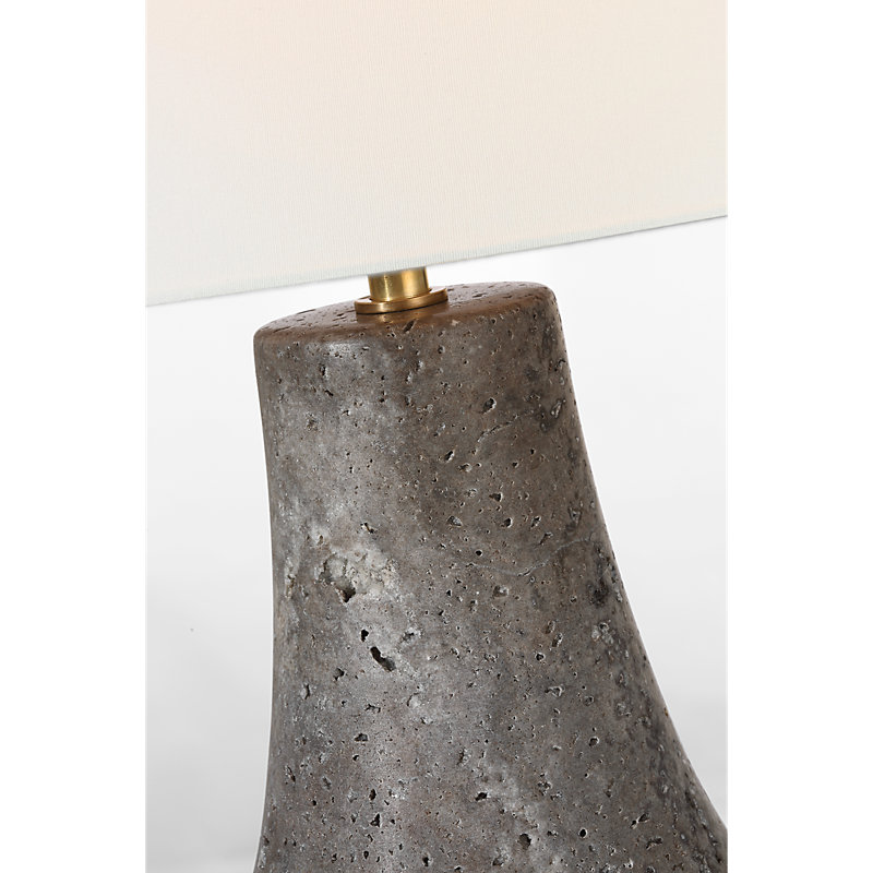 Thomas O'Brien Table Lamp, Dark Travertine