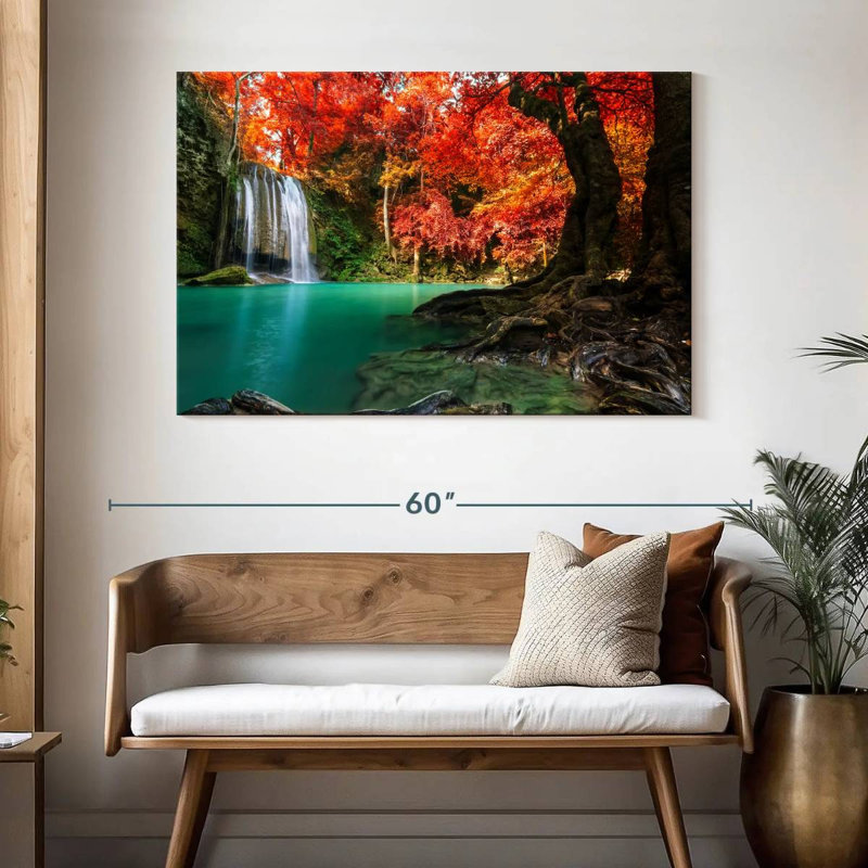 Cascade d'automne Alvord, H 32 po x l 48 po