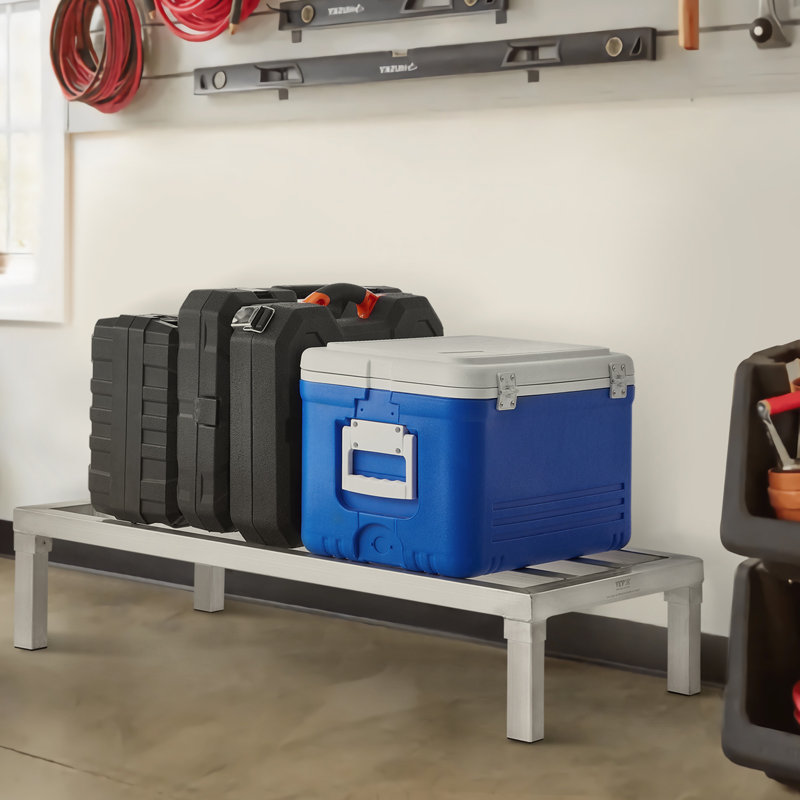 Aluminium Storage Rack, 20.3cm H x 91.4cm W x 50.8cm D