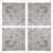 Distressed Wooden Wall Panels 17.5x17.5", 100% Natural Fir Wood, Intricate Feature For Various Interior Styles White-wash Finish, Medallion