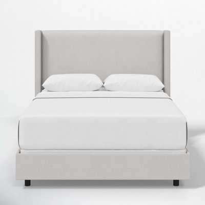 Hanson Upholstered Wingback Bed