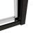 Pivot Swing Shower Door, 56 - 60" W X 71" H, 1/4" Tempered Glass, Matte Black, Reversible Install, Stainless Steel Handle, Magnetic Closure, Excellent Leak Resistance Design H Clear Black Swing,-124069836